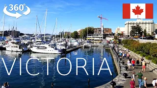 Victoria BC Inner Harbour Pathway 360° Walking Tour (2019)