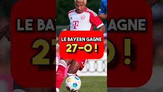 Le Bayern gagne un match 27-0 #football #shortswithzita