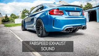 BMW M2 F87 fabspeed exhaust