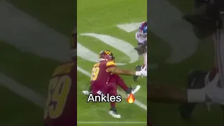 Saquon Barkley NASTY ankle breaker against the Commanders🔥#shorts