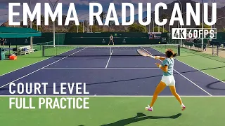 Emma Raducanu | Court Level Practice PART1 [2023 IW]