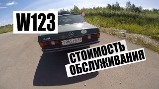 MERCEDES-BENZ W123 #15 стоимость владения и содержания мерса