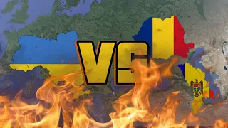 Ukraine VS Moldova and Romania