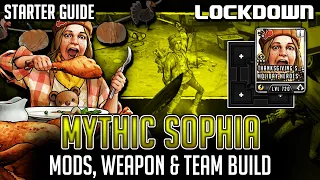 TWD RTS: Mythic Sophia Guide! Mods, Weapon & Team Build! Walking Dead: Road to Survival Attack Team