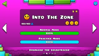 NEW Geometry Dash Breeze - Into The Zone 100% (All Coins)