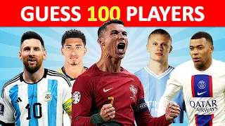 GUESS 100 FOOTBALL PLAYERS | GUESS 100 SOCCER PLAYERS IN 3 SECONDS | FOOTBALL QUIZ 2024