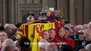 Psalm 121 with lyrics  - Queen Elizabeth Funeral Service