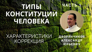 Часть 1. Типы конституции человека: Вата, Питта, Капха. Характеристики и коррекция.