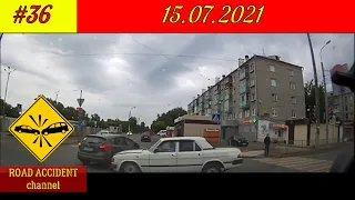 Подборка ДТП на видеорегистратор 15.07.2021 Июль 2021 | A selection of accidents on the DVR 2021 #36