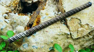 BLACKSMITHING - FORGING AN AXE FROM REBAR!!