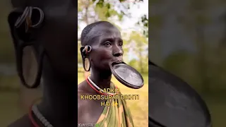 Ethiopian Unique Suri Tribe 😱 #shorts #viral #facts