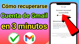 Cómo recuperar una cuenta de Gmail | Recuperación de cuenta de Google | recuperar cuenta de gmail