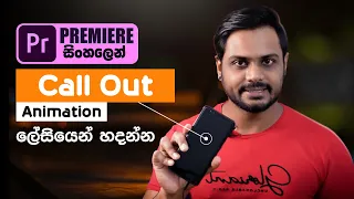 How to create Call Out Animations in Adobe Premiere Pro CC in Sinhala