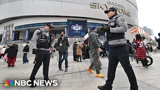 Dodgers and Padres play in MLB opener in Seoul amid security scare