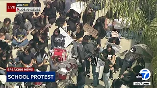 Boyle Heights high school students protest removal of principal