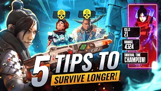 5 MORE TIPS TO STOP DYING IN APEX! (Apex Legends Tips and Tricks to Live Longer & Win More Games)