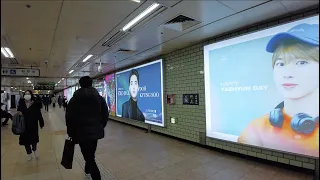 【4K】Seoul Night Walk - Gangnam Samsung to Cheongdam (Jan.2021) (EP.77)