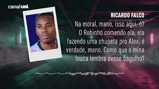 Robinho criou a prova que o condenou. Minha vó já dizia que peixe morre pela boca.