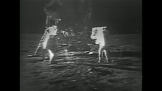Apollo 11 Moonwalk 20 July 1969 - restored footage