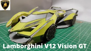 Lamborghini V12 Vision GT papercraft @wongdaypapercraft