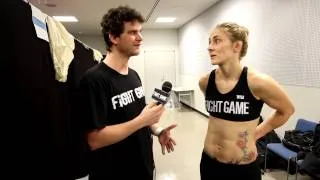 Marloes Coenen Dream18/Glory 4 post fight chat