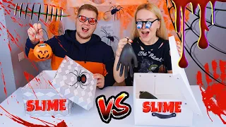 ЗАМЕНА ТАЙНОЙ КОРОБКИ ХЭЛЛОУИН СЛАЙМ ЧЕЛЛЕНДЖ 🧟 MYSTERY BOX SLIME SWITCH UP HALLOWEEN CHALLENGE