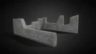 Game Asset Full Workflow - Ruins - Blender & Substance Painter