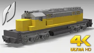 How to Build Union Pacific EMD SD40-2 (Digital MOC - 4K)