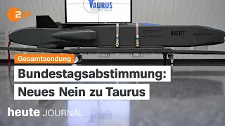 heute journal vom 14.03.2024 Neues Nein zu Taurus, Krankenhaus Reform, Präsidentschaftswahl Russland