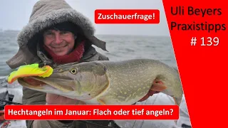 Hechtangeln im Januar - wo finde ich jetzt die Hechte?