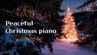 Peaceful Christmas piano music for comfortable night