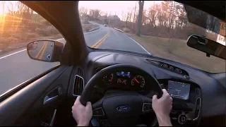 FORD FOCUS ST POV BACKROAD DRIVING