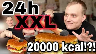 CHALLENGE GIGA JEDZENIE XXL PRZEZ 24 GODZINY !!!!