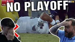 British Father and Son Reacts! College Football "There Goes Your Playoff Chances" Moments!