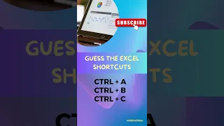 😎Excel Pro? Guess these Excel Shortcuts🔥 #excel #excelshortcuts #shorts #viralvideo