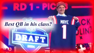 Drake Maye will be the BEST QB from his class...