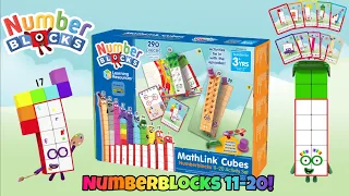 New Numberblocks Mathlink Cubes 11-20 Activity Set! Counting 11-20