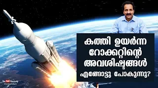 When a burning rocket shoots into the space, where does its remnants go? | S Somanath
