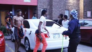 STEALING PEOPLE GAS PRANK IN THE HOOD! (MUST WATCH)