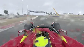 F1 22 realistic crash