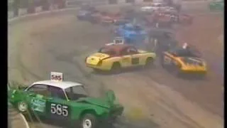 Ipswich Banger racing. All Jags 1985