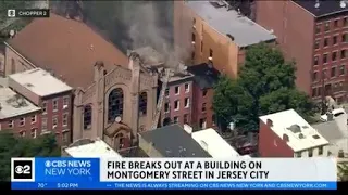 Fire breaks out at Jersey City building