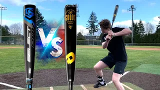 THE GOODS vs SELECT PWR - WHICH IS BETTER? Power Hitter Hybrid Showdown - BBCOR Baseball Bat Reviews