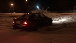 DRIFT BMW E36 PHONK BMW E36 winter drift.M50.Заварка.Выворот.Ручник