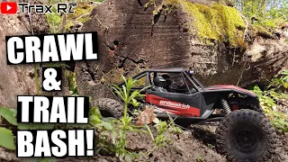 Crawling & Trail Bash with the Axial Capra! | Run Footage