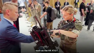Eurosatory 2022   Armée de Terre takes a brief look at the new materiel. Eng Subs added