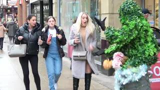 Bushman Prank Scared The Life Out Of Her, Best Reactions