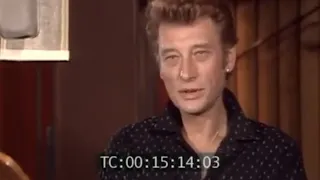 Johnny en interview studio à Montréal (26.04.1985)