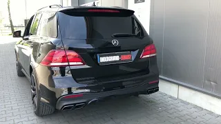 Underground Exhaust Mercedes GLE63 AMG Stage 3 Sound V8 BiTurbo