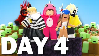 I Trapped 10 YouTubers in a Zombie Apocalypse... ROBLOX